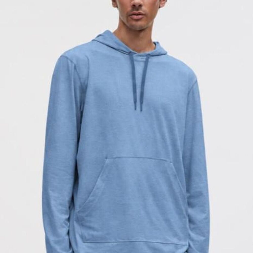 Lululemon Soft Jersey Pullover Hoodie – Light Blue – Men’s XL